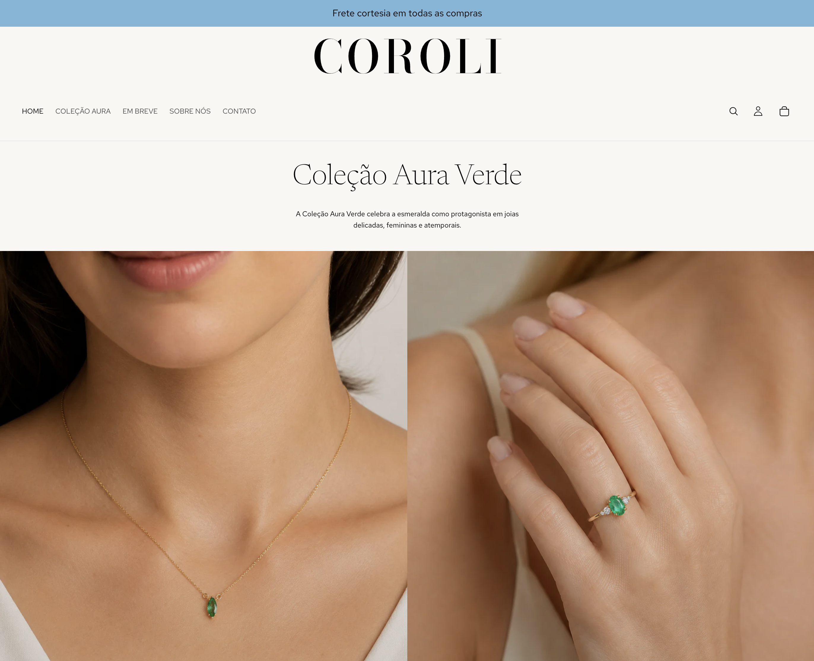 Direção de marca para Coroli